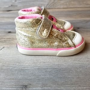 See Kai Run Belmont Gold Shine Kids Sneakers